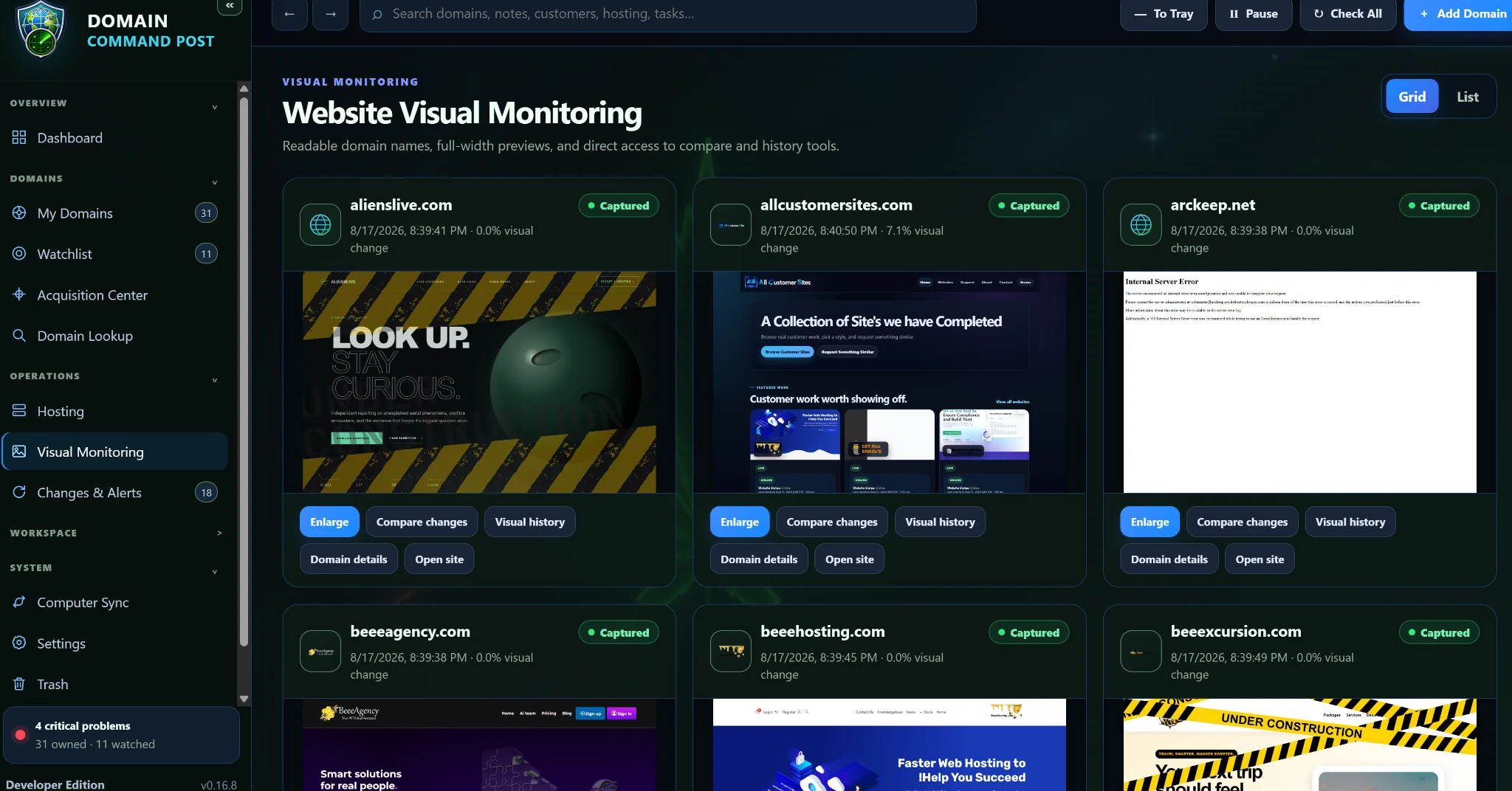 Visual Monitor edition visual
