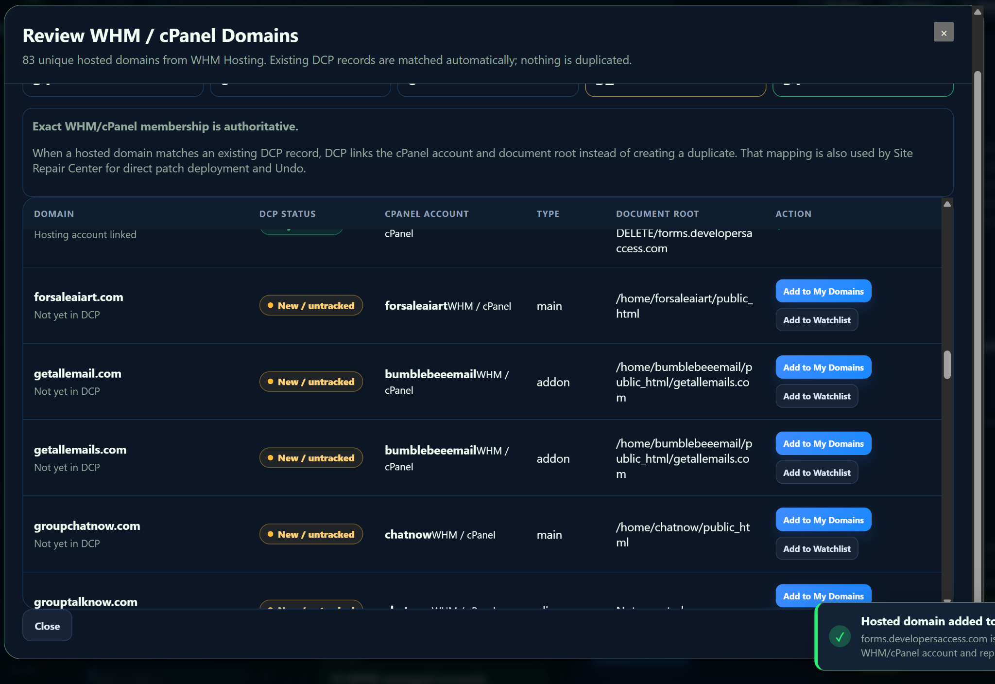 Current WHM cPanel review